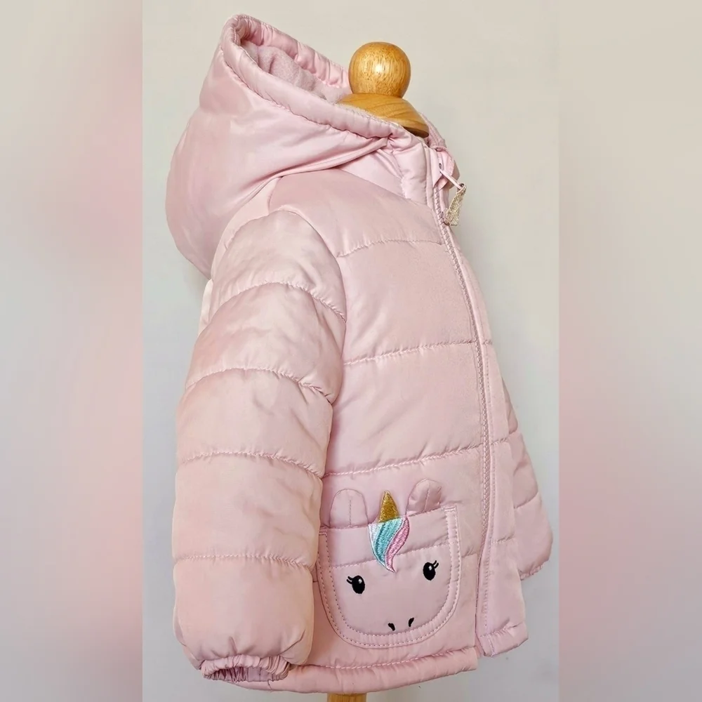 12 Months Carter's Baby Girl Pink Puffer Jacket